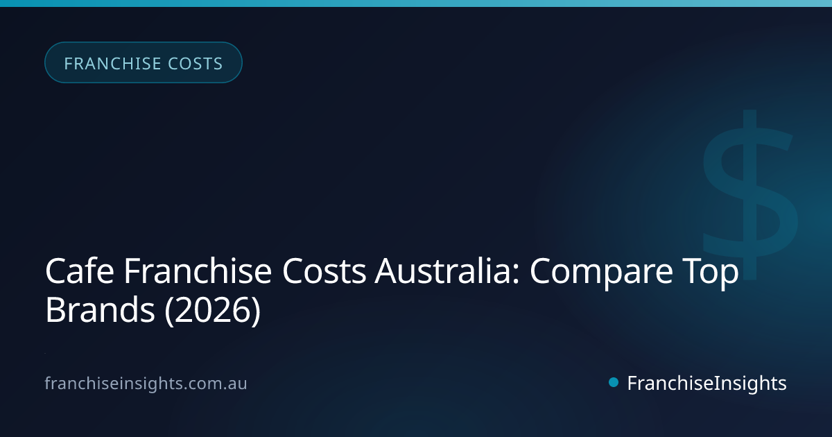 Cafe Franchise Costs Australia: Compare Top Brands (2026)
