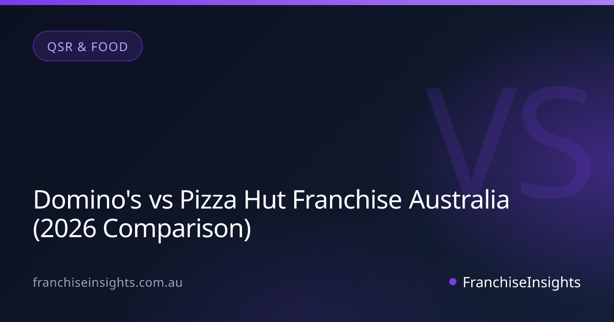 Domino's vs Pizza Hut Franchise Australia (2026 Comparison)