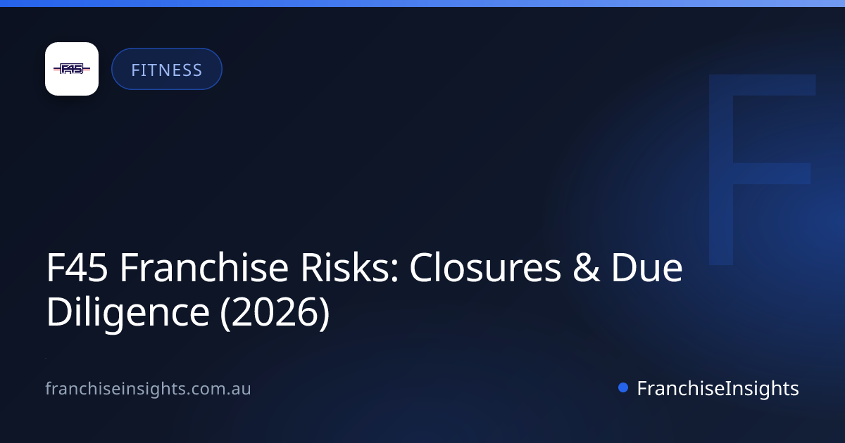 F45 Franchise Risks: Closures & Due Diligence (2026)