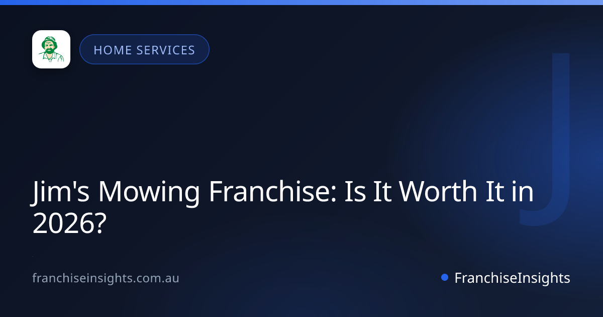 Jim's Mowing Franchise: Is It Worth It in 2026?