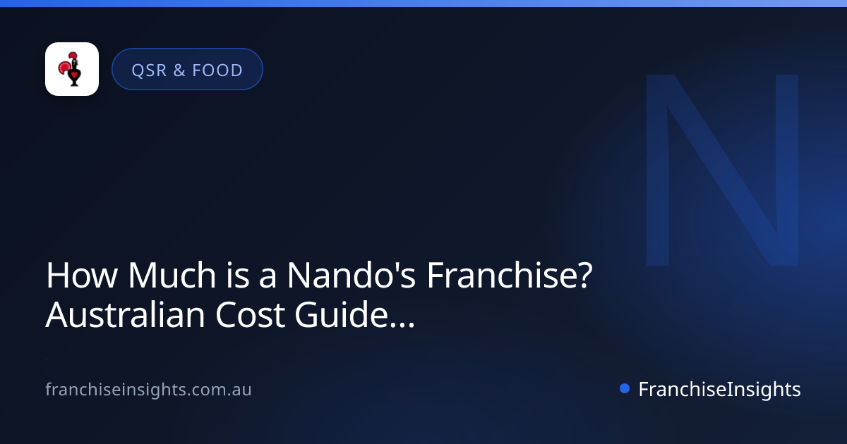 How Much is a Nando's Franchise? Australian Cost Guide (2026)