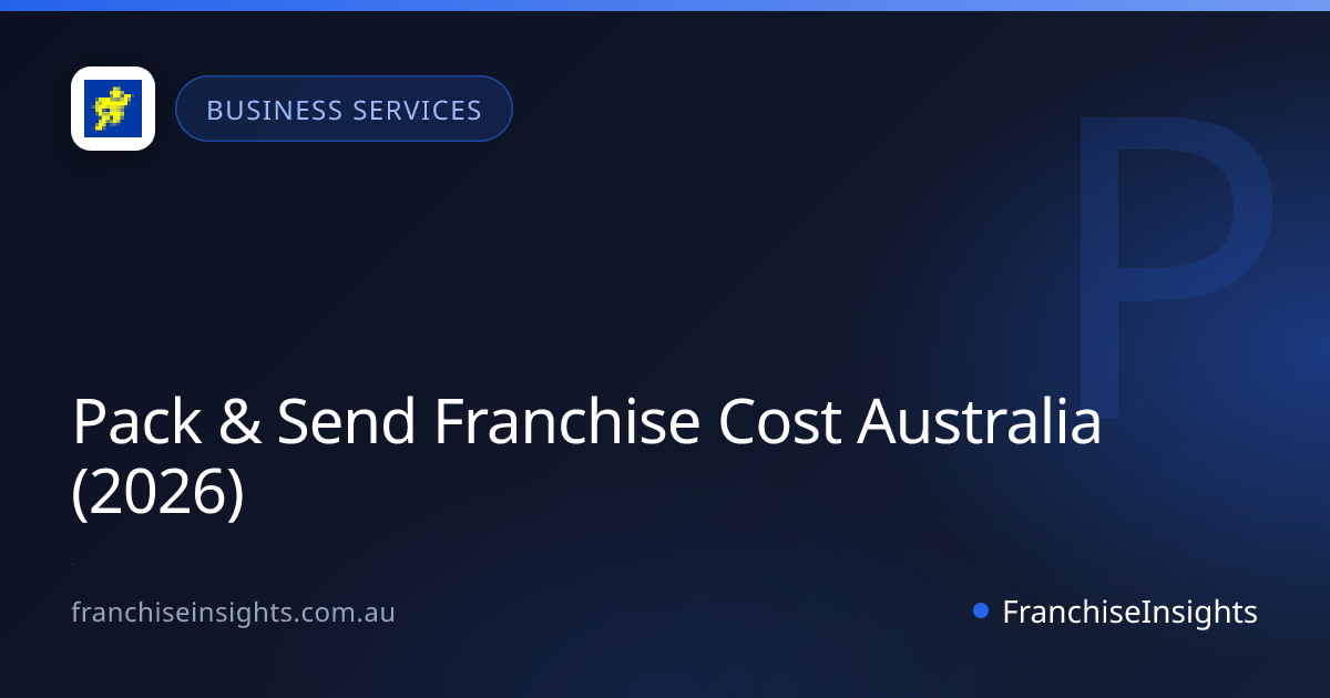 Pack & Send Franchise Cost Australia (2026)