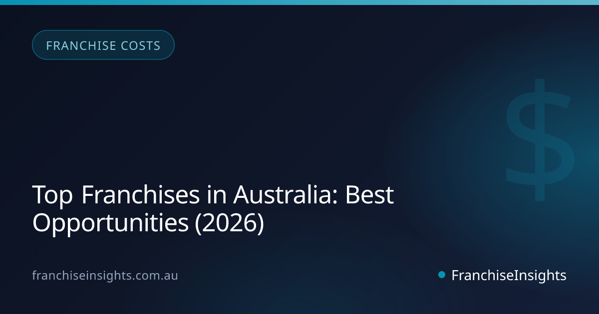 Top Franchises in Australia: Best Opportunities (2026)